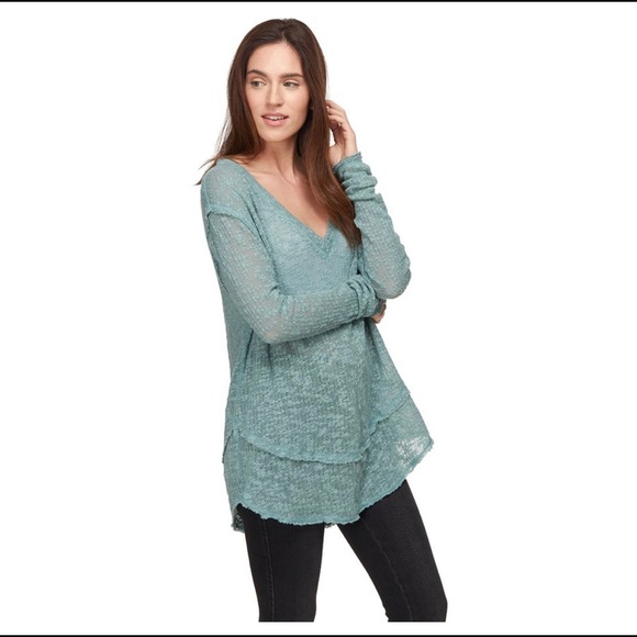 Free People Ocean Air Hacci Top - Picture 4 of 4